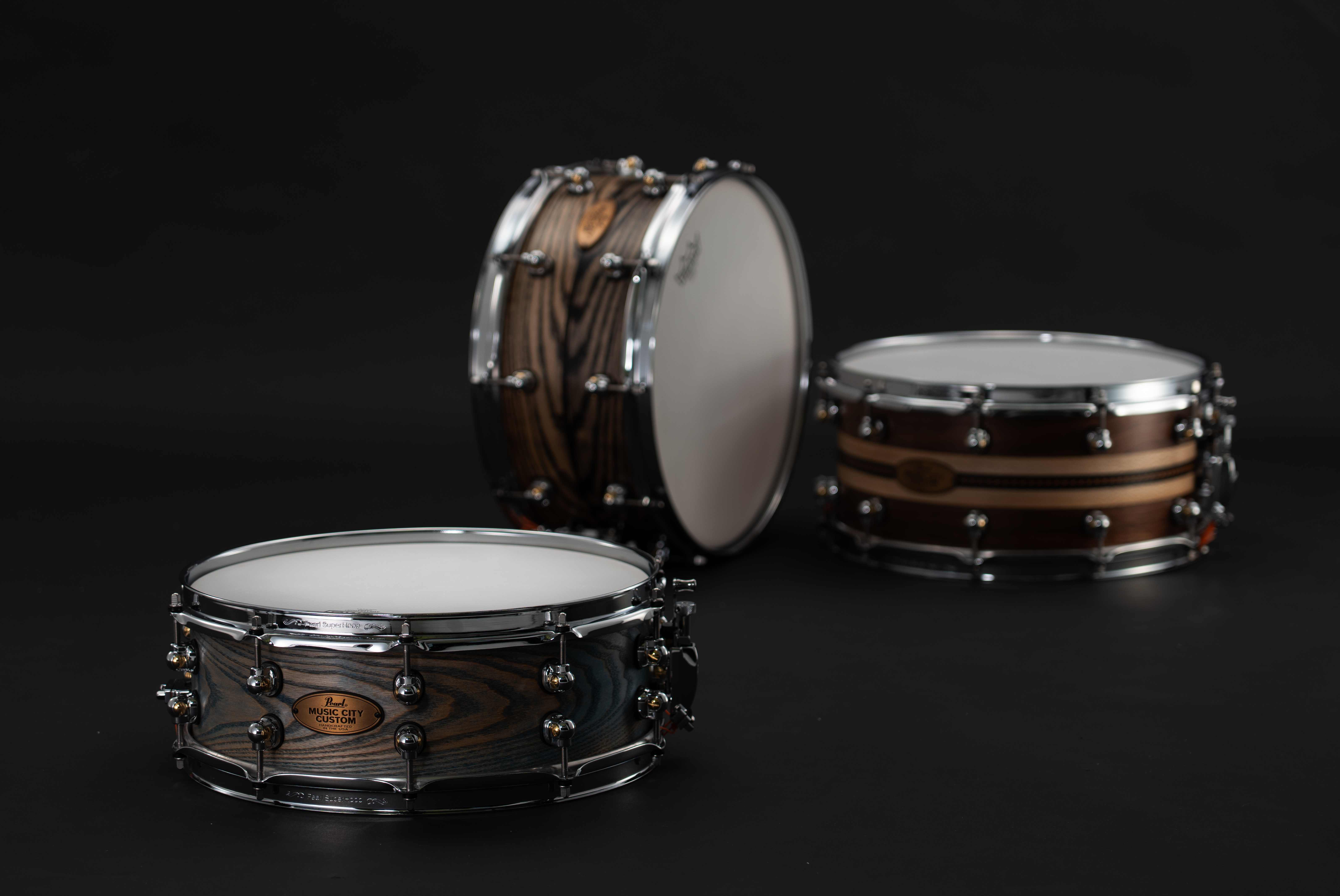 MUSIC CITY CUSTOM – USA Solid Shell Snare Drums – 発売 | パール